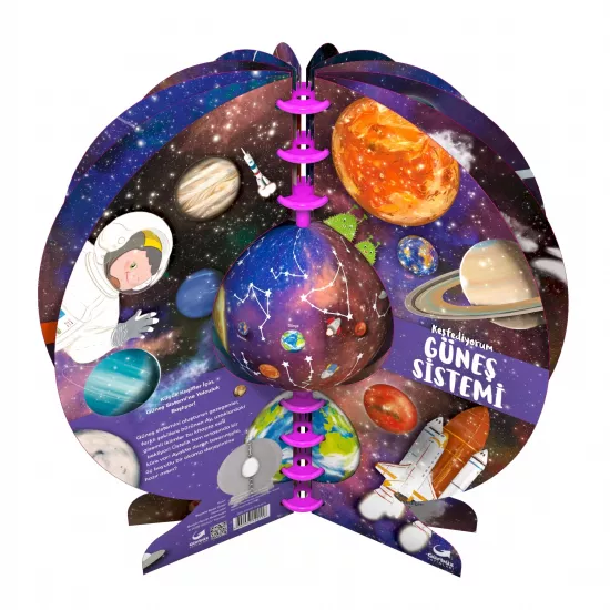 Gürbüz 12011 11 cm Küreli Kitap  - Güneş Sistemi