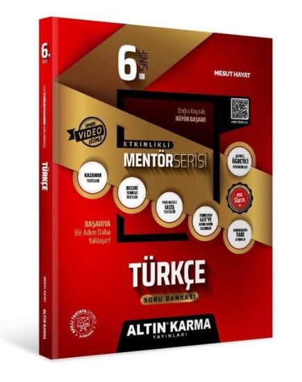 Altın Karma Yayınları 6.sınıf Türkçe soru bankası