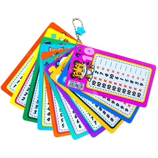 Zincirli Çarpım Tablosu Büyük 6x11.5 cm 0861