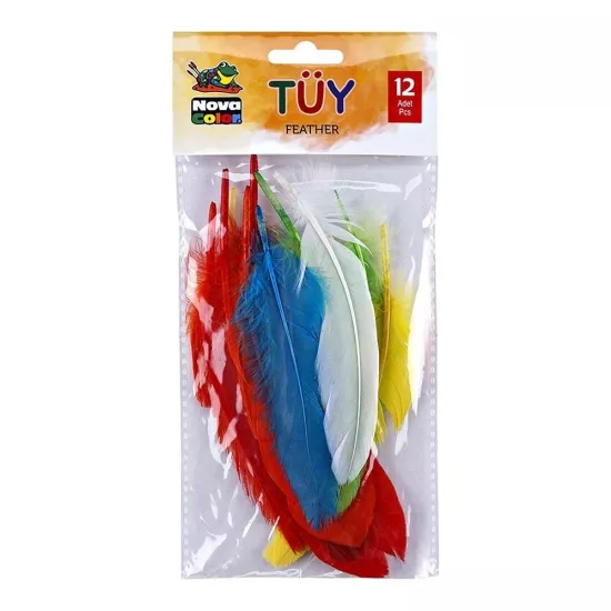 Nova Color Tüy 15 cm 12 Adet Nc-750