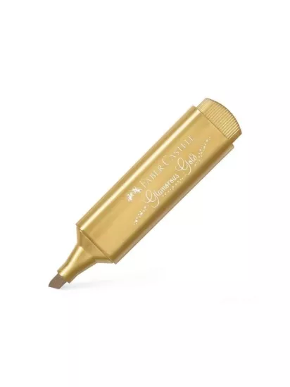 Faber-Castell Fosforlu Kalem Metalik Gümüş Gold