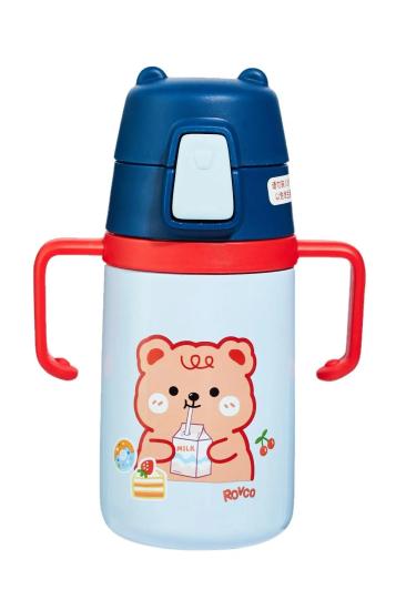 Vagon 400ml Silikon Pipetli Ayıcıklı Bebek Termos 