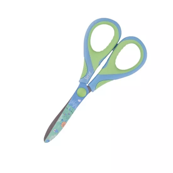 Serve Berry Fosforlu Öğrenci Makası Mavi-Yeşil 