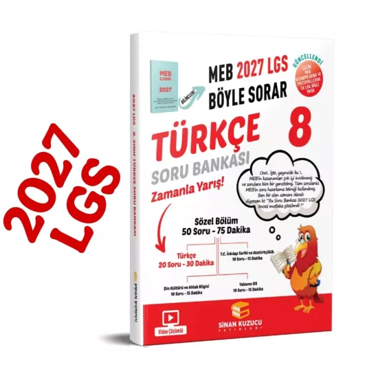 8. Sınıf 2027 Lgs Meb Böyle Sorar TÜRKÇE Soru B.