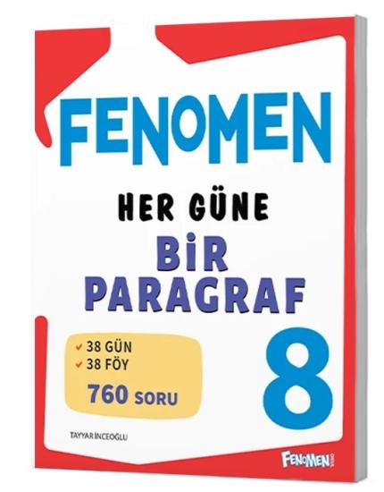 Fenomen Yayınları 8.sınıf paragraf soru bankası
