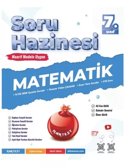 7. Sınıf Matematik Soru Hazinesi Maarif Model