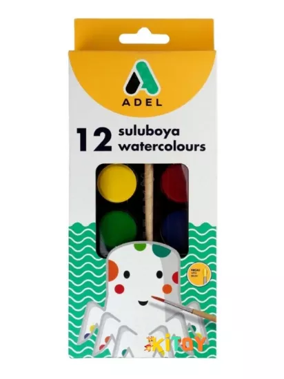 Adel Sulu Boya Seti 12’li 30mm 