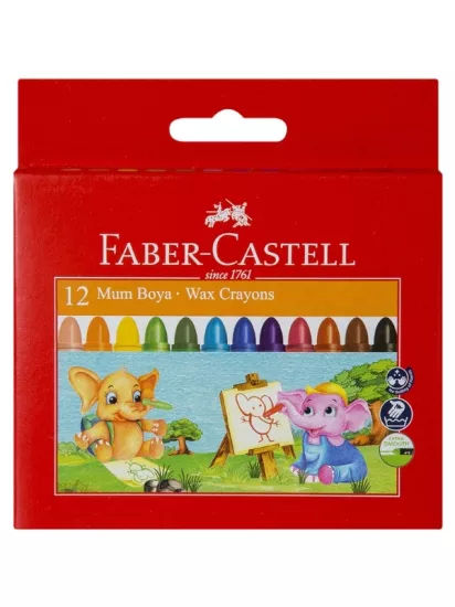 Faber-Castell Mum Boya, 12 Renk, Jumbo Boy