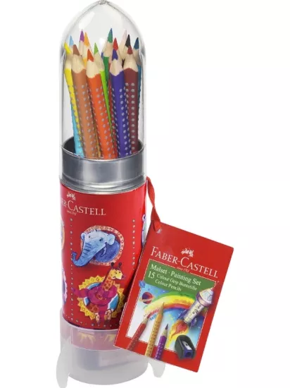Faber Castell Roket Grip Kuruboya Kalemi 15 Renk