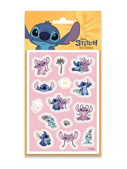 Stitch 2’li Sticker Paketi 221400-14 - Sarı Pembe