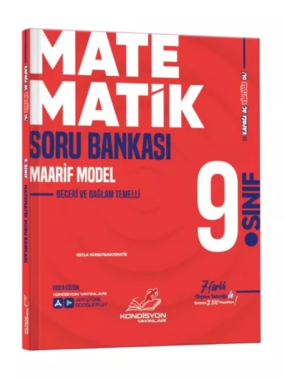Kondisyon Yayınları 9.Sınıf Matematik Soru Bankası