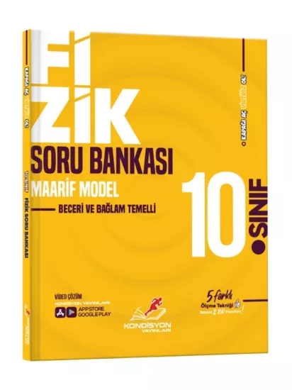 Kondisyon Yayınları 10. Sınıf Fizik Soru Bankası