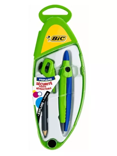 BIC Başlangıç Pergel Seti 3 Parça  Yeşil