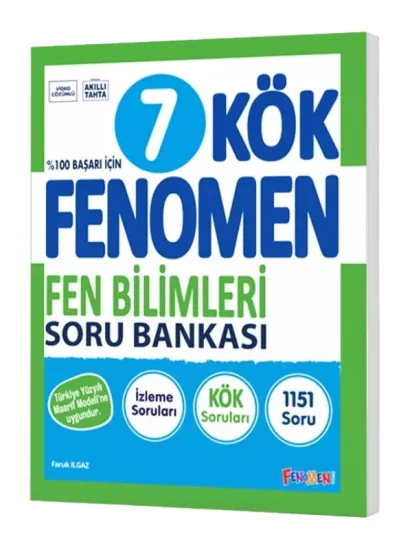 Fenomen 7 KÖK Fen Bilimleri Soru Bankası 2026 