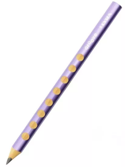 Lyra Groove Jumbo Üçgen Kurşun Kalem Matelik Lila