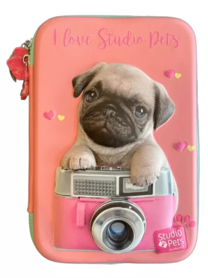 Studio Pets Eva Set Kapaklı Köpekli Kalem Çantası