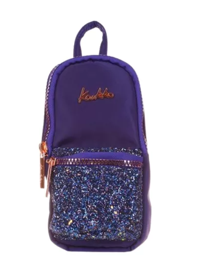 Kaukko Junior Bag Bright Kalem Çantası Taşlı Lacivert K2556