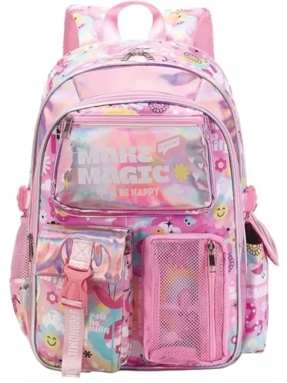 Chimola Metaverse Pink Sırt Çantası 17’’ Pembe