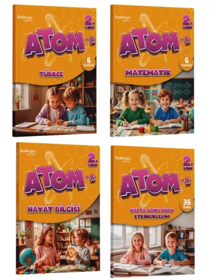 Bal Küpü Yayınları 2.Sınıf Atom-x Eğitim Seti 