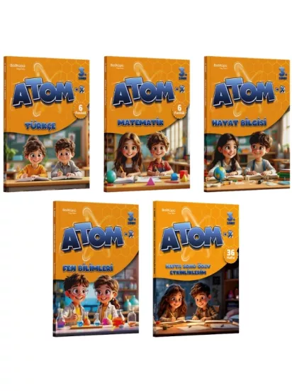 Bal Küpü Yayınları 3.Sınıf Atom-x Eğitim Seti