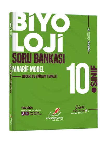 Kondisyon Biyoloji 10. Sınıf Soru Bankası - Maarif