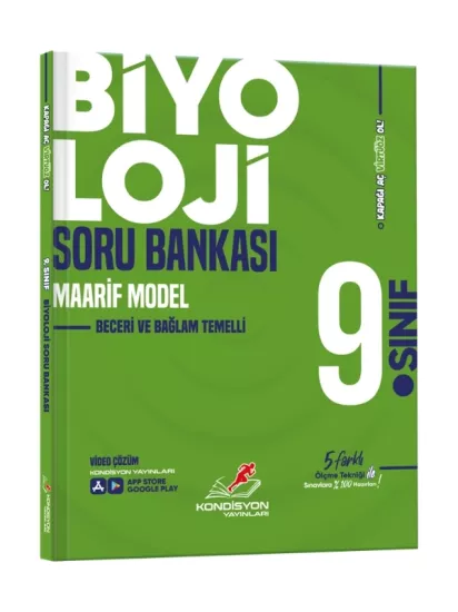 Kondisyon  9. Sınıf Biyoloji Soru Bankası 2026