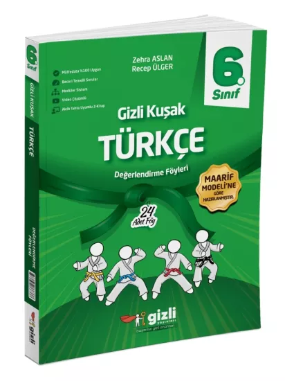 6. Sınıf Türkçe Gizli Kuşak Değerlendirme Föyleri