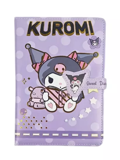 Kuromi 3D Magnet Kapaklı A5 Defter 