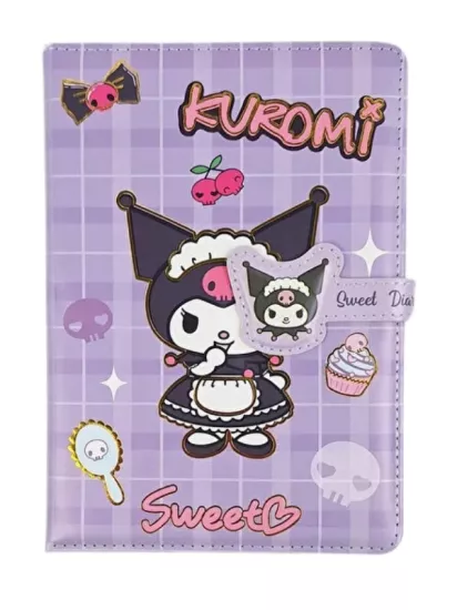 Kuromi 3D Magnet Kapaklı A5 Defter 