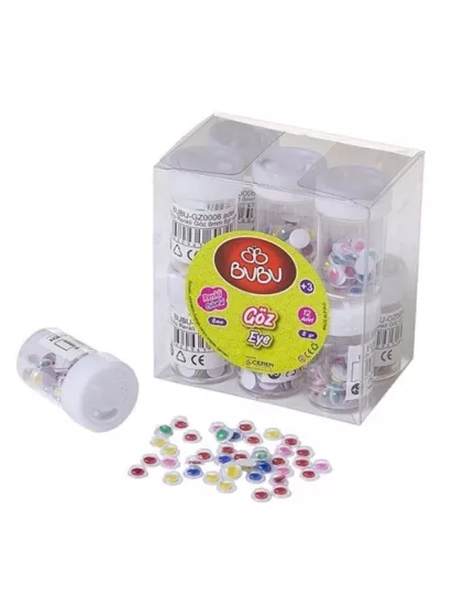 Bu-Bu Renkli Oynar Göz Renkli 8 mm 8 gr 