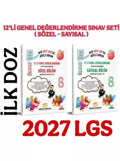 2027 LGS 8.Sınıf İlk Doz 12’li Genel Değerlendirme