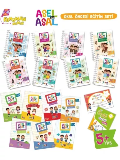 Fenomen Minik - Asel ile Asal Öğrenci Seti 5+ Yaş