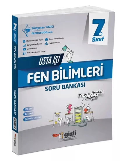 7. Sınıf Fen Bilimleri Usta İşi Soru Bankası 