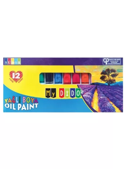 Südor Mydido Yağlı Boya 12X9 Ml Tüp 12 Renk MY74