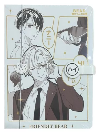 Sert Kapaklı Not Defteri Japon Manga Desenli