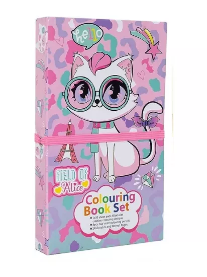 Çocuklar için Seyahat Boyama ve Çizim Defteri Seti