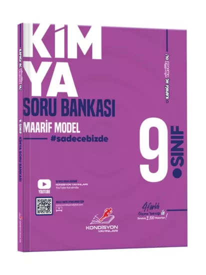 Kondisyon Yayınları Kimya 9. Sınıf Soru Bankası 