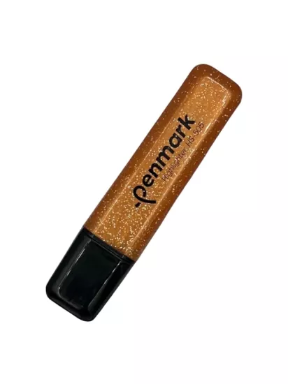 Penmark Fosforlu Kalem Metal Simli Bronz / Bakır 