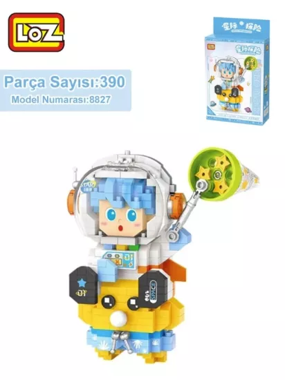LOZ Micro Block Serisi Mavi Astronot 