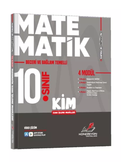 Kondisyon KİM 10. Sınıf Matematik Konu İşleme Mod.