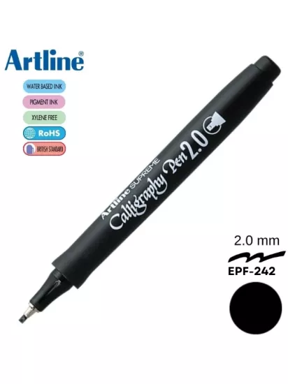 Artline Supreme Kaligrafi Kalemi 2.0 Siyah