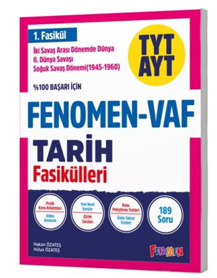 Fenomen TYT - AYT hazırlık Tarih tüm konular