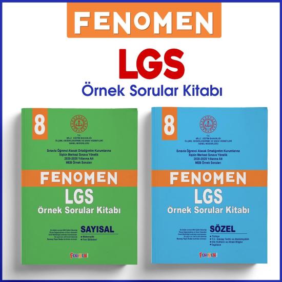 Fenomen LGS sayısal - sözel çıkmış sorular set