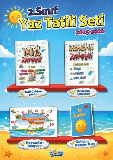 Mavi Deniz 2. SINIF YAZ TATİL SETİ (2025-2026) 