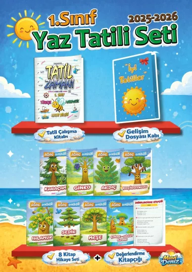 Mavi Deniz 1. SINIF YAZ TATİL SETİ (2025-2026)