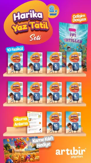 Artıbir Yayınları 2.Sınıf Yaz Harika Tatil Seti