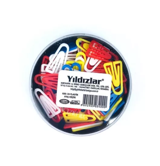 Yıldızlar Plastik Ataş Küçük Kod:34