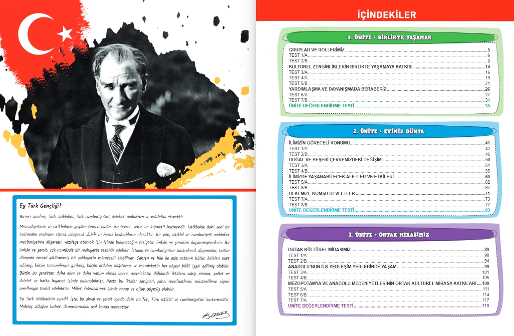 FENOMEN 5 SOSYAL BİLGİLER SORU BANKASI (A-B)