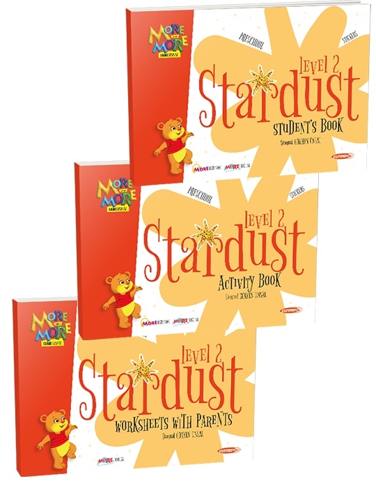 MORE & MORE STARDUST LEVEL 2 STUDENT’S & ACTIVITY BOOK & WORKSHEETS (3’LÜ SET) 4-5 YAŞ