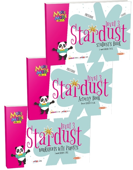 MORE & MORE STARDUST LEVEL 3 STUDENT’S BOOK & ACTIVITY BOOK & WORKSHEETS (3’LÜ SET) 5-6 YAŞ